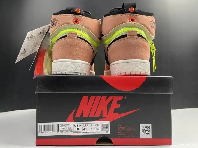 Cheap Kickmax High Switch Air Jordan Peach CW6576-800 1 0603